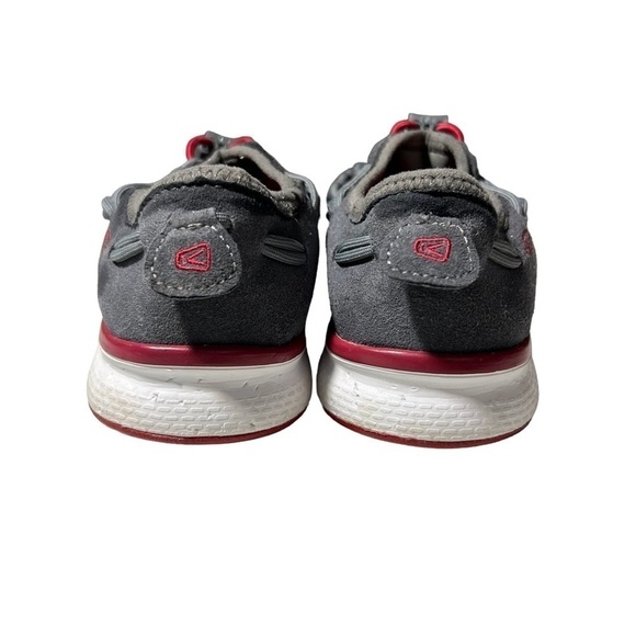 Keen Uneek O2 Sport Sandals Magnet Tango Red Gray Boy Girl 2 youth 1015485 Shoes - Picture 3 of 6